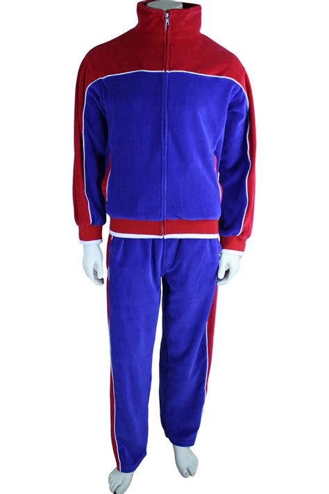 red white and blue tracksuit